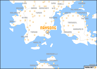 map of Namsŏng