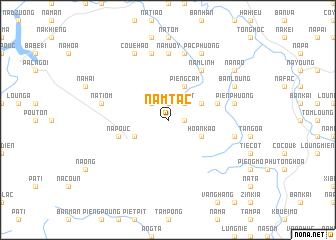 map of Nam Tac