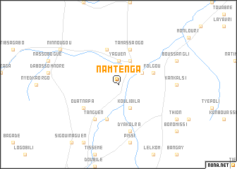 map of Namtenga
