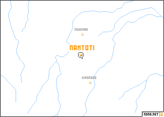 map of Namtoti