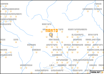 map of Namto