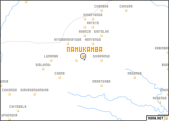 map of Namukamba