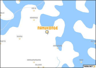 map of Namukonde