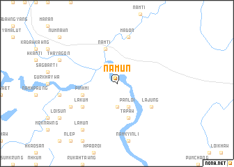 map of Namun