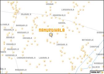 map of Namurdīwāla