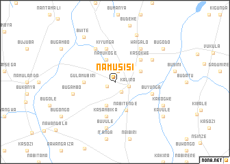map of Namusisi
