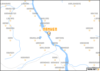 map of Namwen