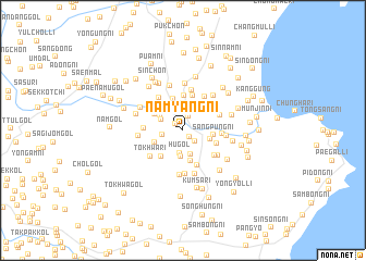map of Namyang-ni