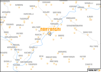 map of Namyang-ni