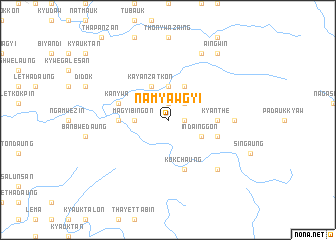 map of Namyawgyi