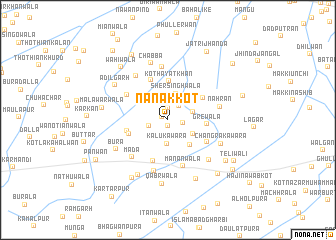 map of Nānak Kot