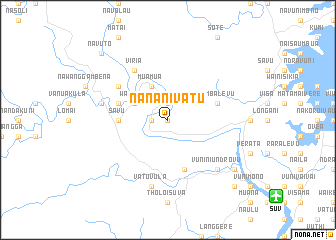 map of Nananivatu