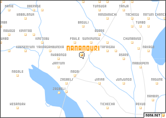 map of Nananouri