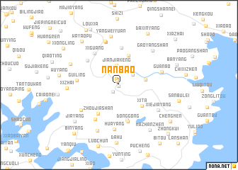 map of Nanbao