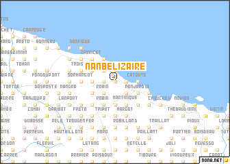 map of Nan Bélizaire
