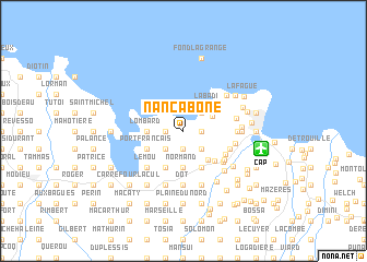 map of Nan Cabone