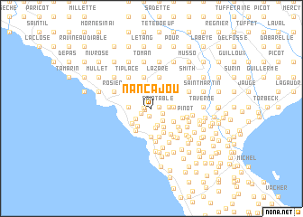 map of Nan Cajou