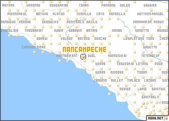 map of Nan Campêche