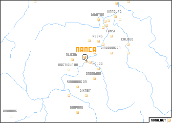 map of Nanca