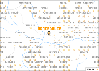 map of Nance Dulce