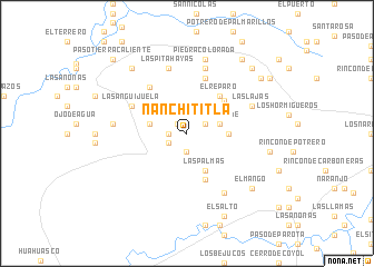 map of Nanchititla