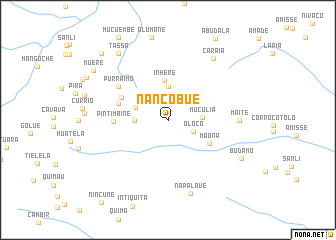 map of Nancobué