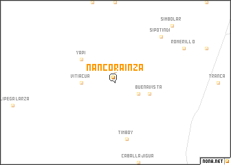 map of Ñancorainza