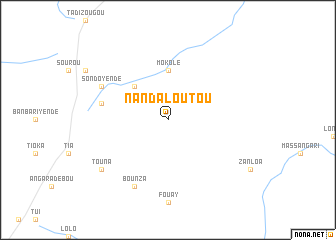 map of Nandaloutou