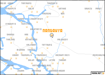 map of Nandawya