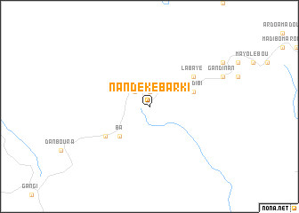 map of Nandéké Barki