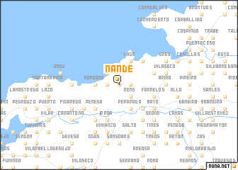 map of Nande