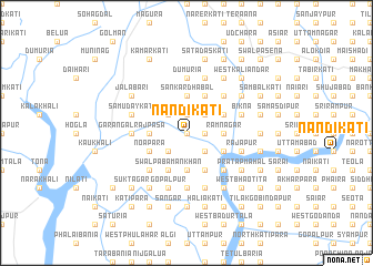 map of Nandikāti