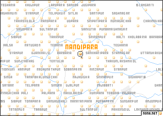 map of Nāndipāra