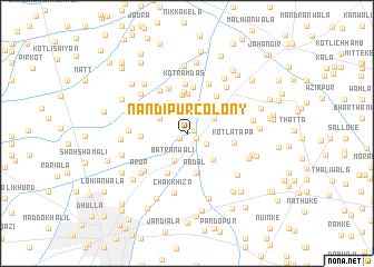 map of Nandipur Colony