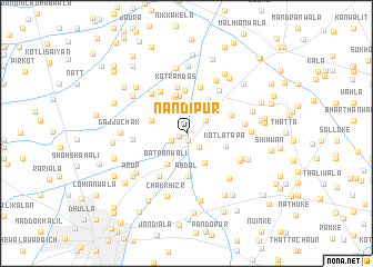 map of Nandīpur