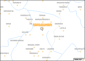 map of Nandoumari