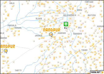 map of Nandpur
