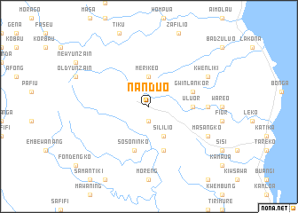 map of Nanduo