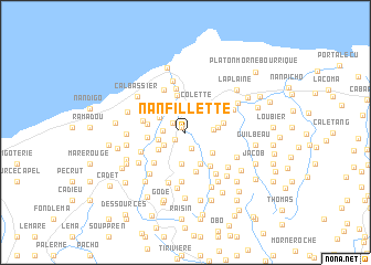 map of Nan Fillette