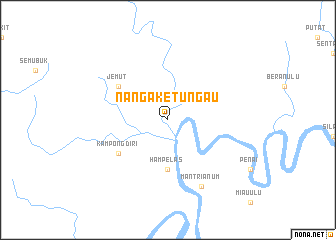 map of Nanga Ketungau