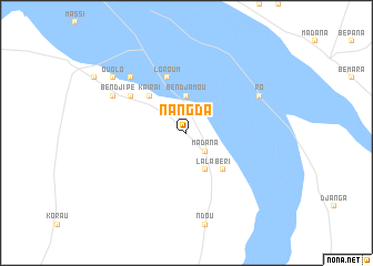 map of Nangda