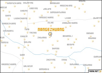 map of Nangezhuang