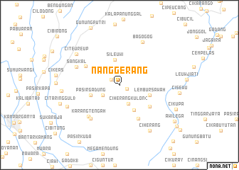 map of Nanggerang