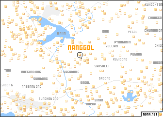 map of Nang-gol