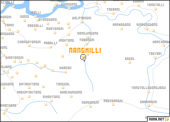 map of Nangmil-li