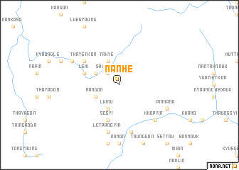 map of Nanhe