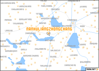 map of Nanhuliangzhongchang