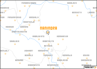 map of Naninora