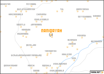 map of Nānī Qayah