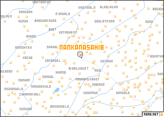 map of Nankāna Sāhib